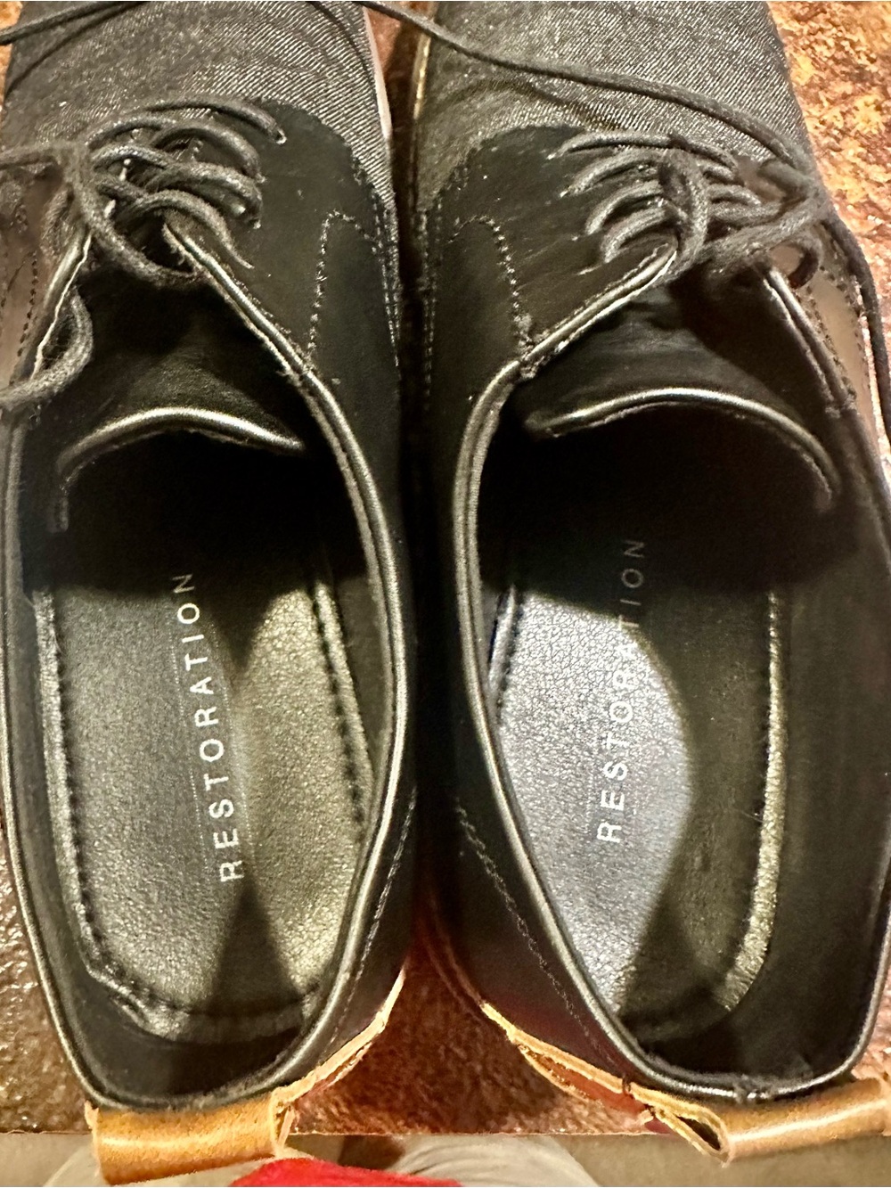 Hardware Men’s Black Derby Shoes